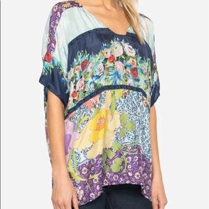 Johnny Was silk blouse